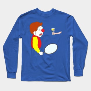 The Clown and the Flower Long Sleeve T-Shirt